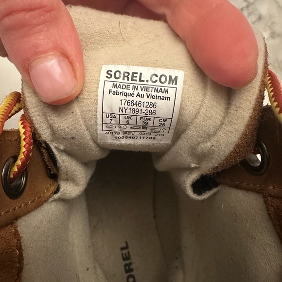 sorel cheyenne duck boots in men’s size 7 - Picture 5 of 5